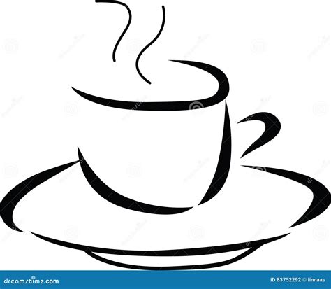 Illustration Of Hot Cup Of Coffee Stock Illustration Illustration Of