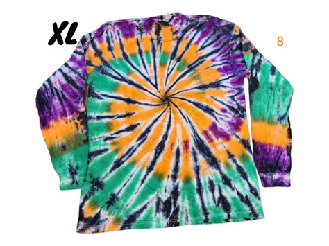 Xl Long Sleeve Tie Dye T Shirt Etsy