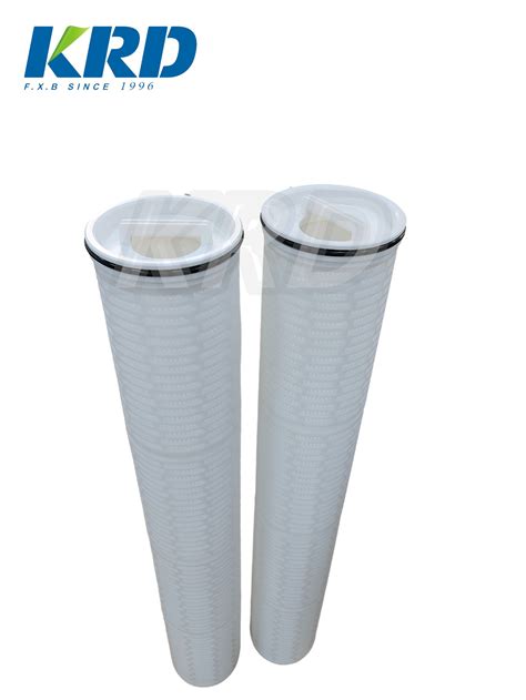 Krd High Flow Pp Pes Pvdf Nylon Pleated Filter Element For Sea Water Ro