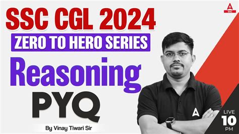 SSC CGL 2024 SSC CGL Reasoning Classes By Vinay Sir CGL Reasoning