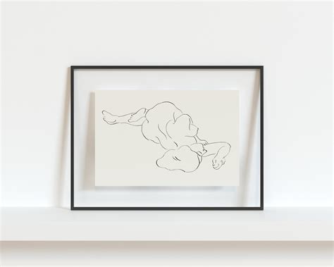 Female Nude Art Naked Woman Art Nude Art Line Art Nude Art Etsy Hong Kong