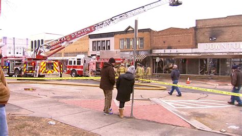 4 Alarm Fire Destroys Parts Of Downtown Denton Square Fox 4 Dallas