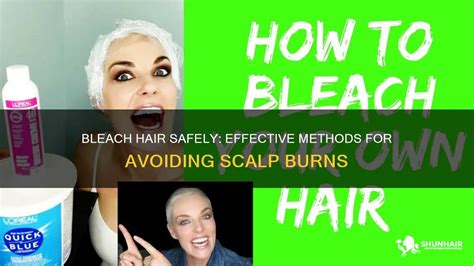 Bleach Hair Safely Effective Methods For Avoiding Scalp Burns Shunhair