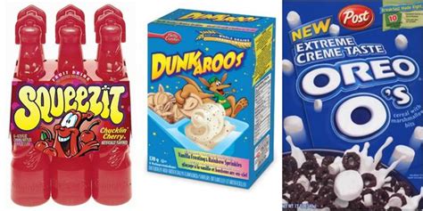 Nostalgic Childhood Snacks - Favorite 90s Snacks - Delish.com