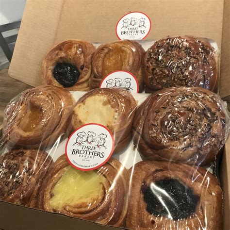 Assorted Danish 12 Dozen 6 Pack Shipping Three Brothers Bakery