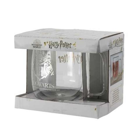 Tasse En Verre Hogwarts Logo Harry Potter