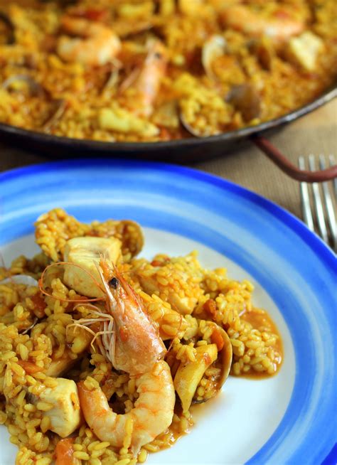 Paella Fácil De Pescado Y Marisco Receta