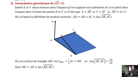 Produit Vectoriel Dans Lespace Youtube