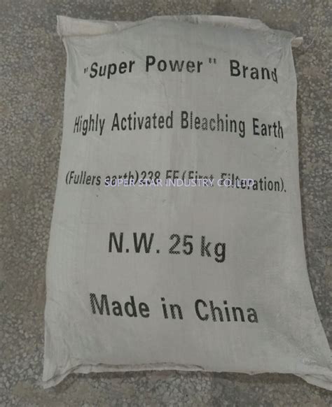 Activated Bleaching Earth For Edible Oil Refining Super Star Industry