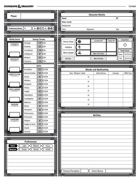 Dungeon World Form Fillable Fronts Printable Forms Free Online