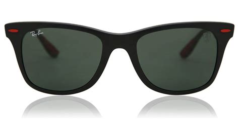 Ray Ban Rb4195m Ferrari F60271 Sunglasses In Matte Black Smartbuyglasses Usa