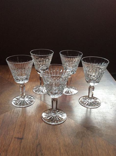 Waterford Crystal Maeve Pattern Port Wine Glasses Set Of