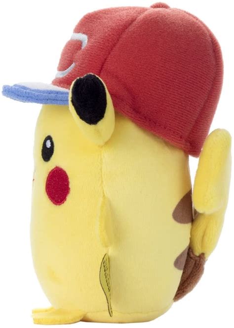 Pokémon Mocchi Mocchi Pikachu Plush Alola Cap Japanese Import Toy Pikachu Pokemon