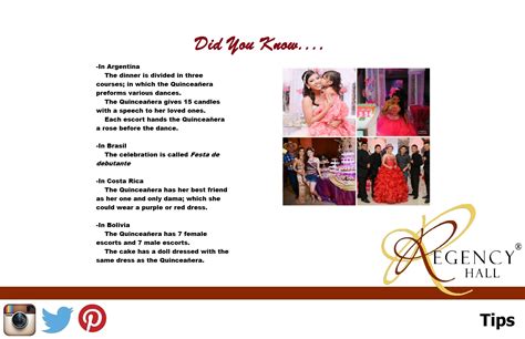 Really neat stuff you may not know about Quinceañeras #regencytips #