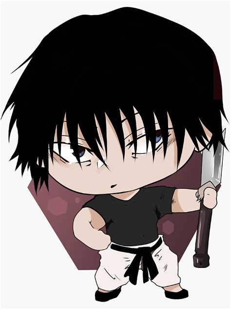 Toji Chibi Sticker For Sale By Lonelyartz Redbubble