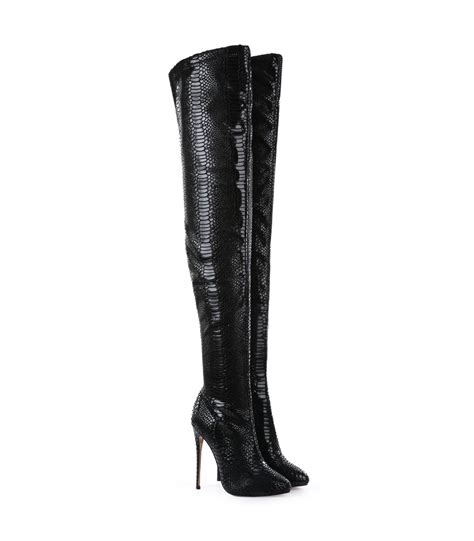 Giaro Overknee Stiefel BELINDA SNAKE Schwarz online günstig kaufen