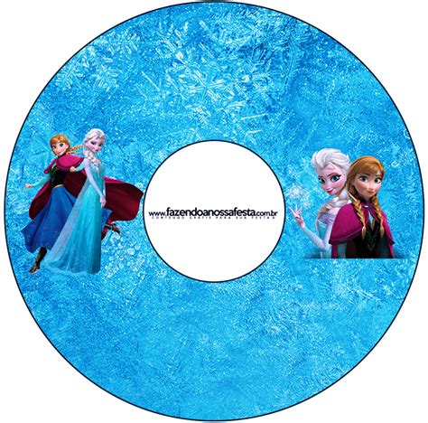 Frozen Roxo E Azul Fazendo A Nossa Festa