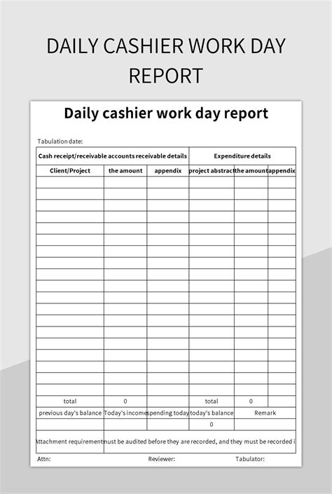 Daily Collection Report Excel Template And Google Sheets File For Free