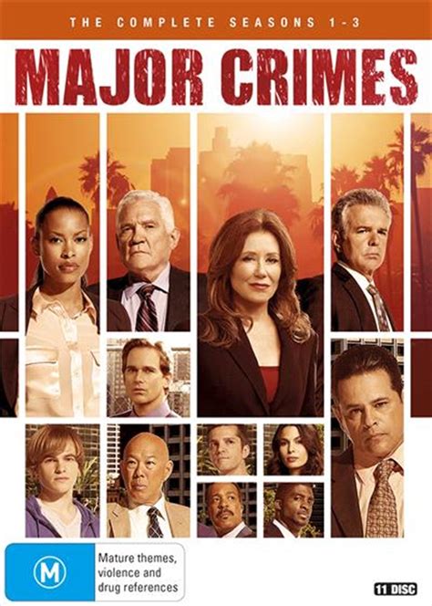 Major Crimes Season 1 3 Boxset Drama DVD Sanity