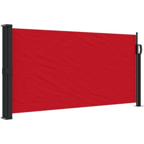 Toldo Lateral Retr Ctil Rojo X Cm