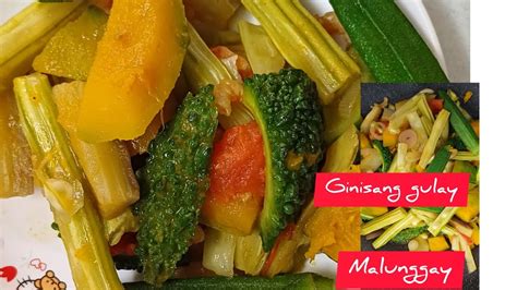 Ginisang Kalabasa At Malunggay Dinengdeng Yummy Asmr Satisfying