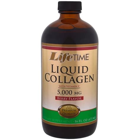 Life Time Liquid Collagen With Vitamin C Berry Flavor 5000 Mg 16