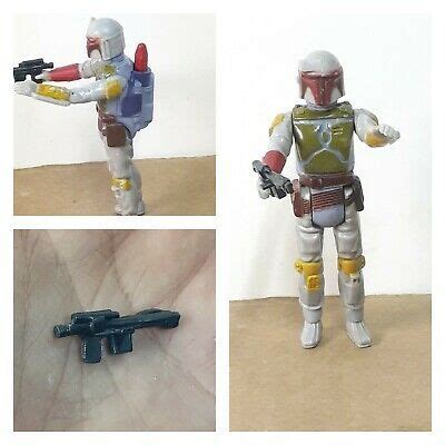 Vintage 1979 Star Wars Boba Fett W Original Blaster Hong Kong Kenner