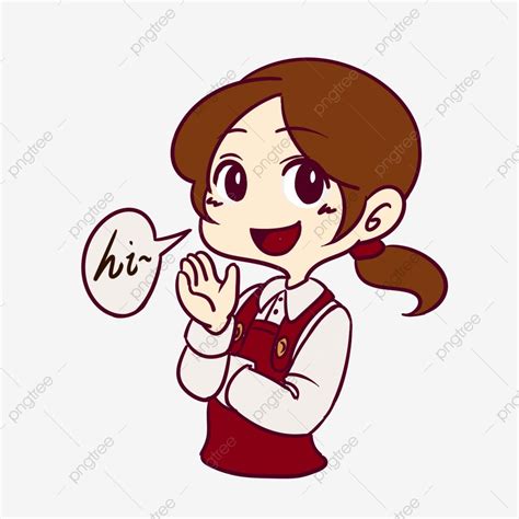 Hello Emoji Pack Greet Say Hello To You Hi Png Transparent Clipart