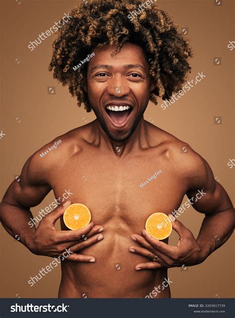 Muscular Man Covered Nipples Images Stock Photos D Objects