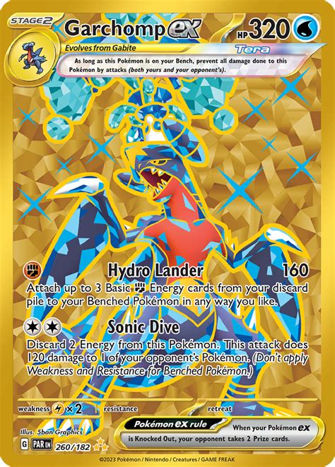 Garchomp Ex Paradox Rift Pokemon Card Pikawiz