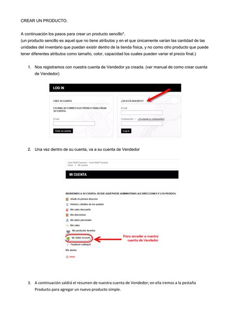Crear Un Producto Simple En Gran Mall Panama Pdf