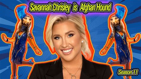 Afghan Hound Unmasked As Savannah Chrisley On The Wizard Of Oz Night Masked Singer Season 11