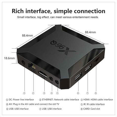 X96Q Allwinner H313 Android 10.0 TV BOX 1GB/8GB