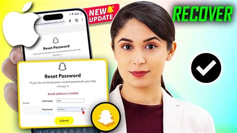 How To Recover Snapchat Account Forgotten Username And Password On