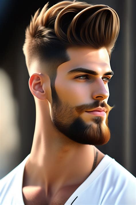 Lexica Dessine Moi Un Homme De 20 Ans Il Mesure 1m88 Il A Une Barbe