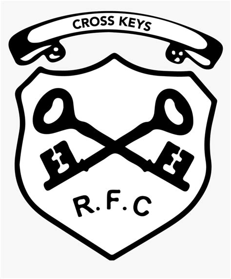 Cross Keys Rfc Rugby Logo Cross Keys Rfc Logo Hd Png Download Kindpng