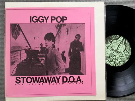 Yahooオークション Iggy Pop David Bowie Stowaway Doa Live Lp