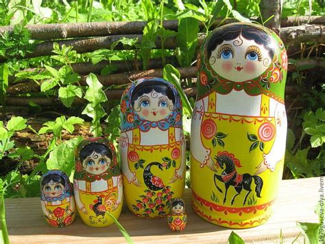 матрёшка 5-ти местная, городец в интернет-магазине на Ярмарке Мастеров ...