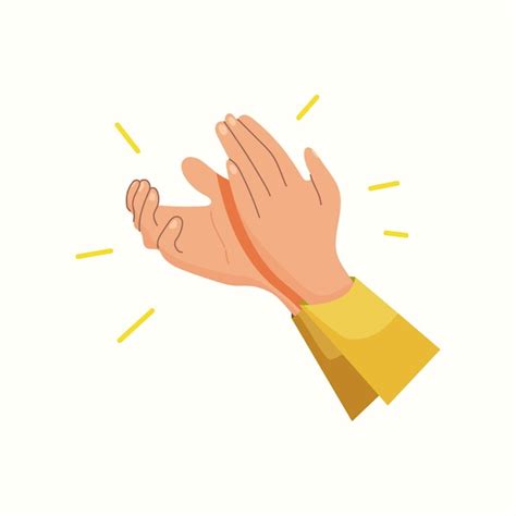 Premium Vector Applause Clap Your Hands Vector Illustration In Flat