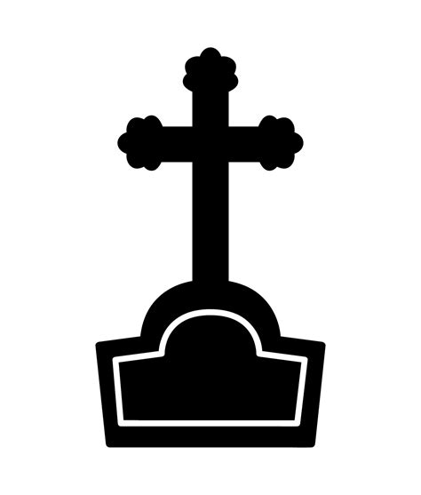 Black Gravestone Design 21372506 Vector Art At Vecteezy