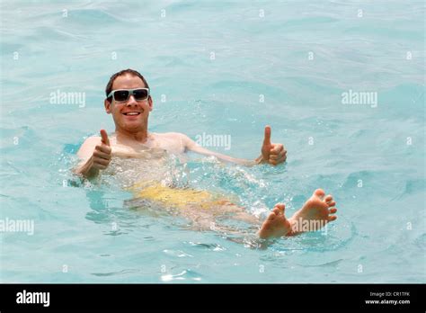 Floating Person In Water