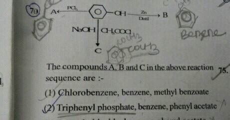 Sodium Phenolate Reacts With Acetyl Chloride To Form