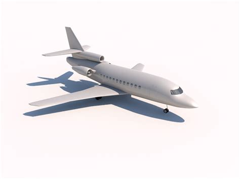 Dassault Falcon 900 3d Model 20 3ds C4d Obj Free3d