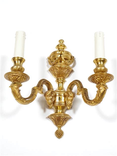 Proantic Quatre Appliques Style Louis Xvi Bronze Dor