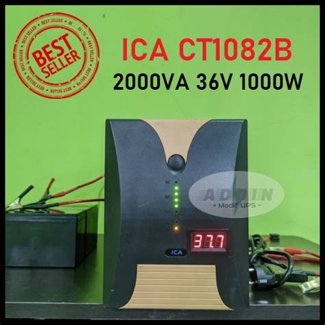 Jual UPS Modifikasi ICA CT1082B 2000VA 36V 1000Watt Modifikasi Aki