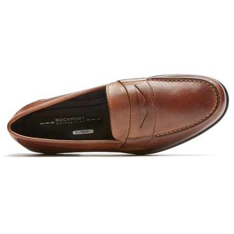 Rockport Men Classic Loafer Lite Penny Cognac Rockport Canada