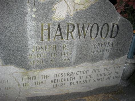 Joseph Raymond Harwood 1945 1996 Find A Grave Memorial