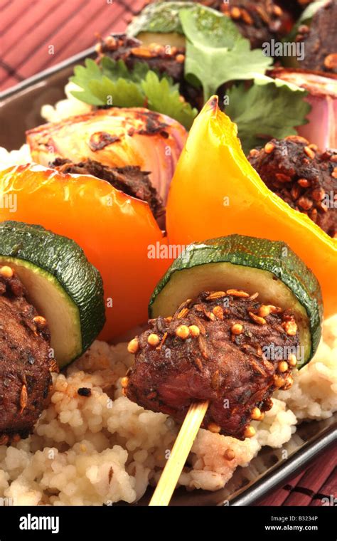 Beef Kebabs Hi Res Stock Photography And Images Alamy