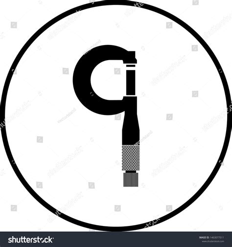 Symbol Depicting Micrometer Measuring Tool Stock Vector (Royalty Free) 1463077511 | Shutterstock