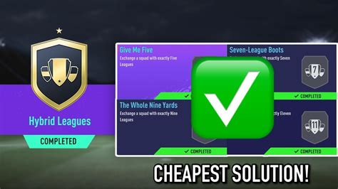 FIFA 21 HYBRID LEAGUES SBC CHEAPEST SOLUTION NO LOYALTY NEEDED